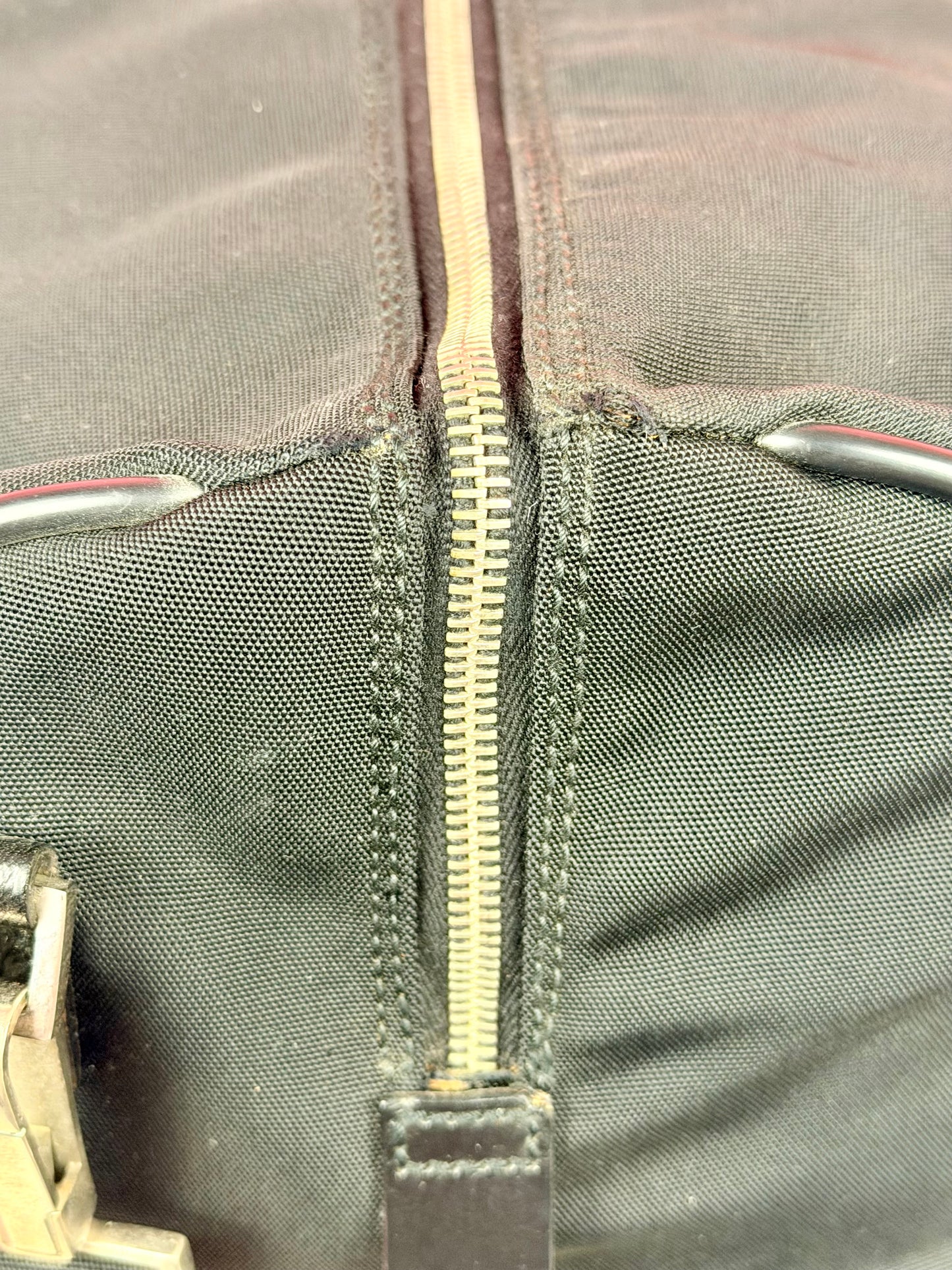 Gucci Black Nylon Duffle