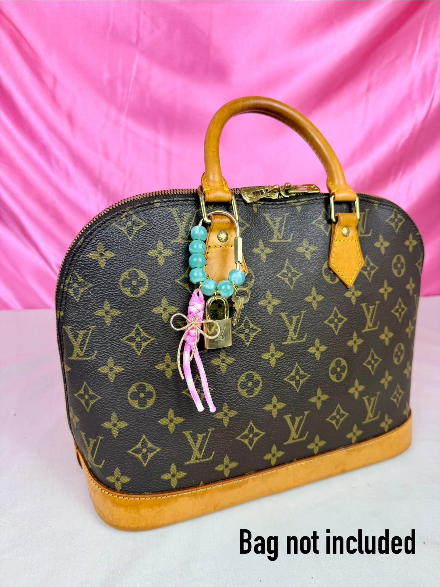 Lock and Key Bag Charm