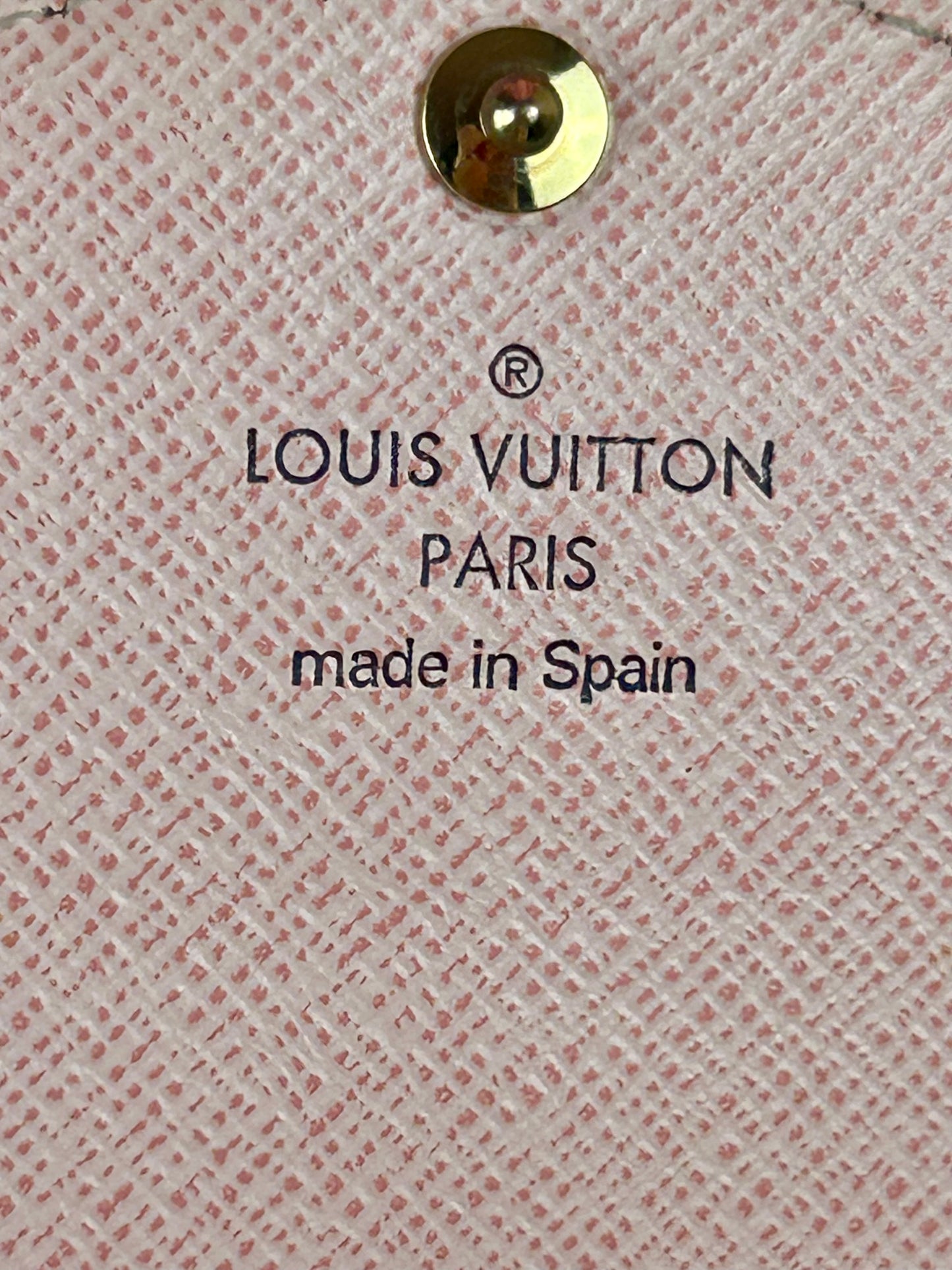 Sarah Wallet NM in Monogram/Rose