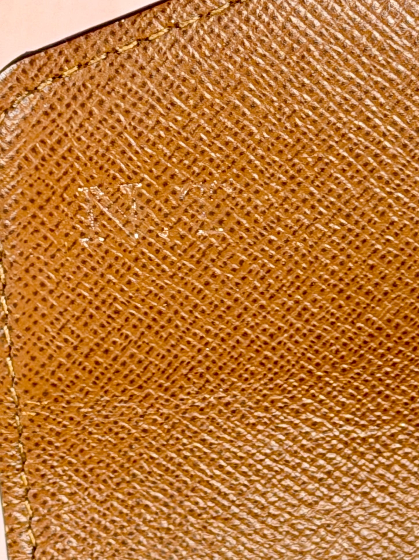 Sarah Wallet NM in Mono/Brown