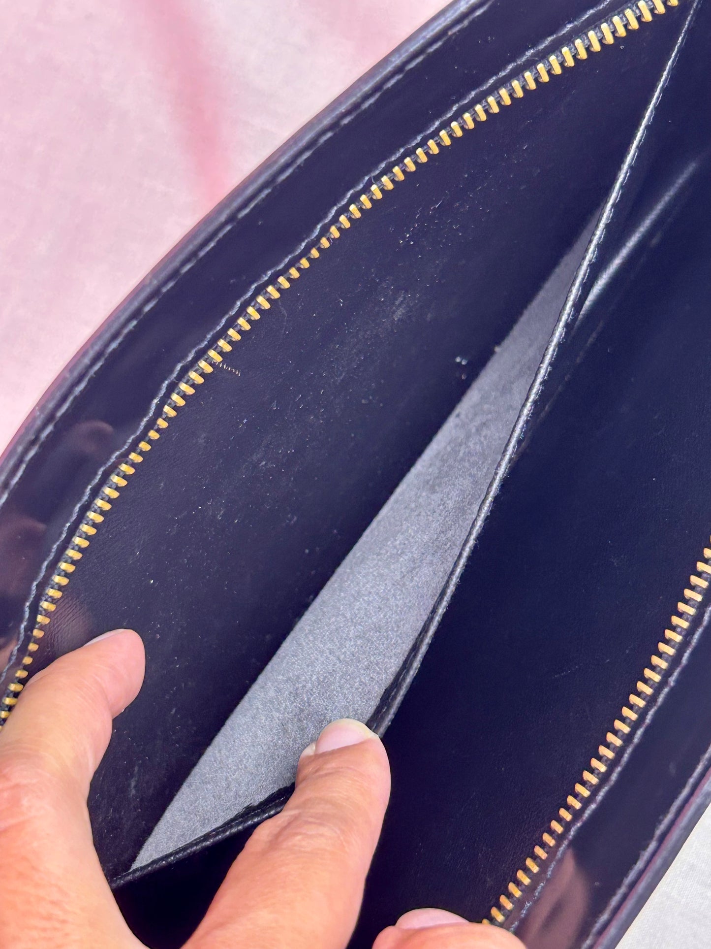Black Epi Homme Clutch/Crossbody