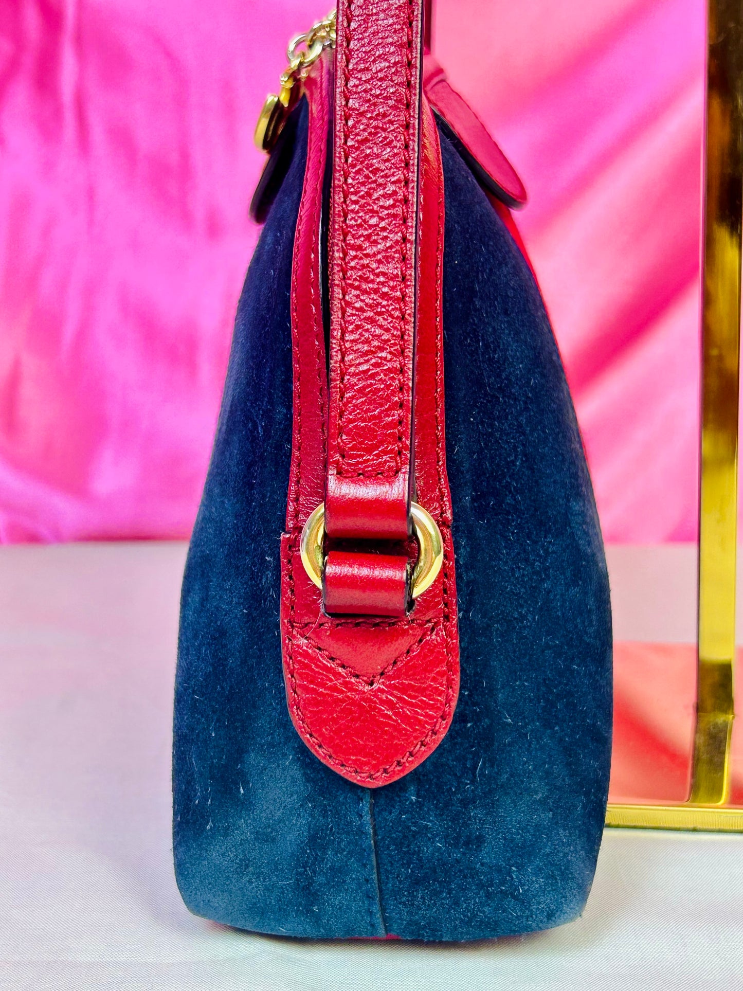 Ophedia Suede Dome Crossbody