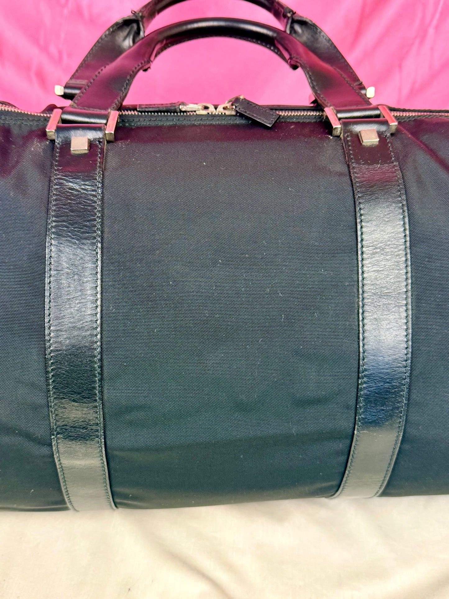 Gucci Black Nylon Duffle