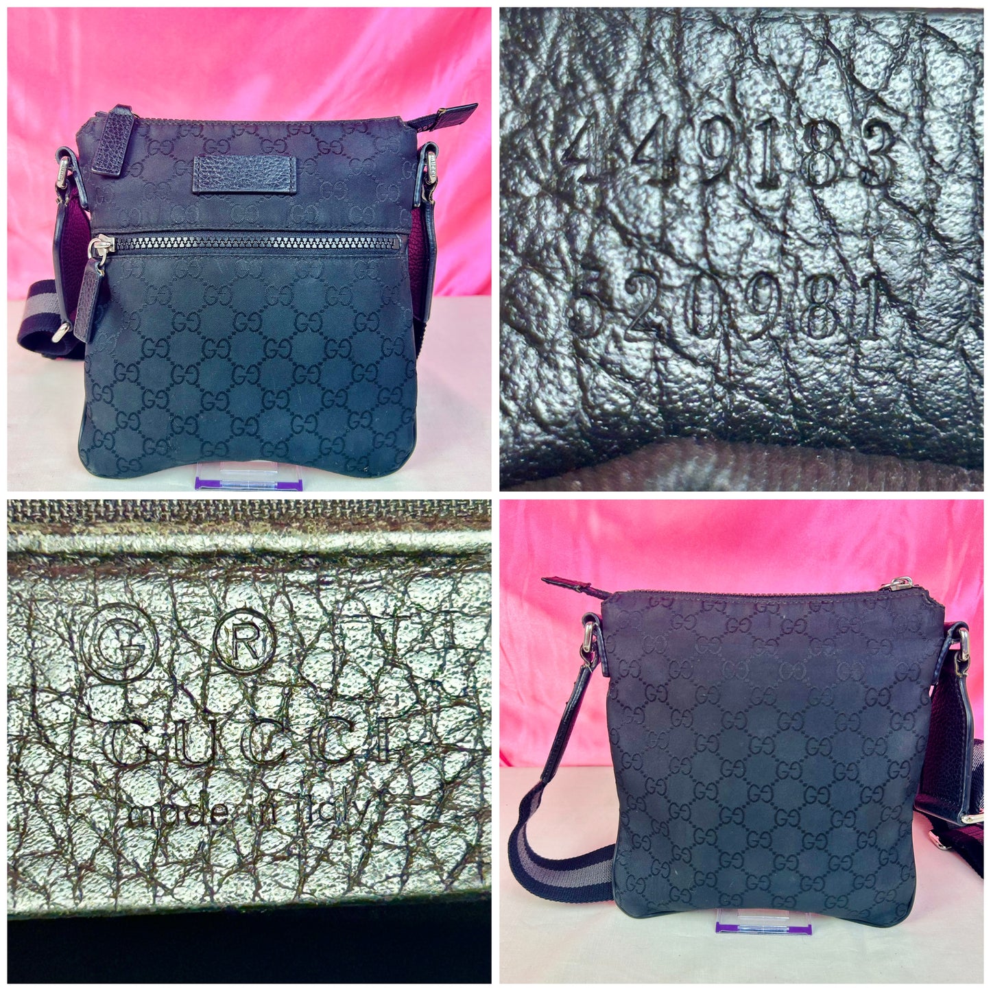 Black Nylon Gucci Crossbody