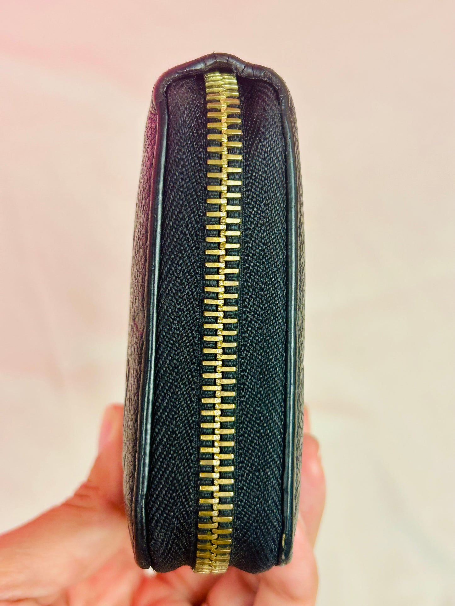 Black Empreinte Zippy Wallet