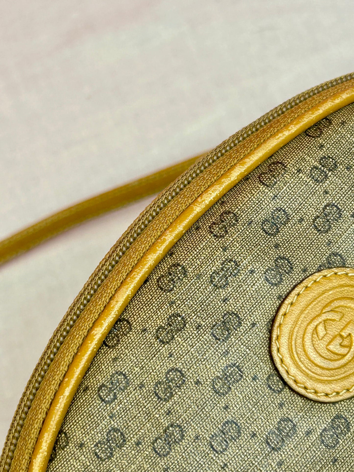 Small Yellow Micro Gucci Crossbody