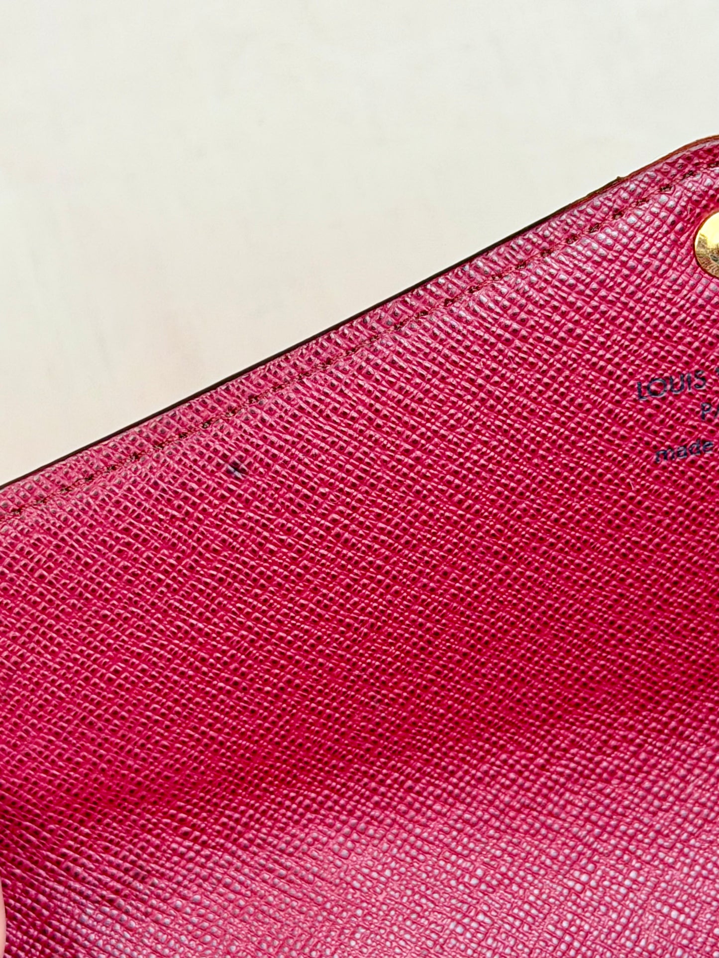 Sarah Wallet NM Monogram/Berry