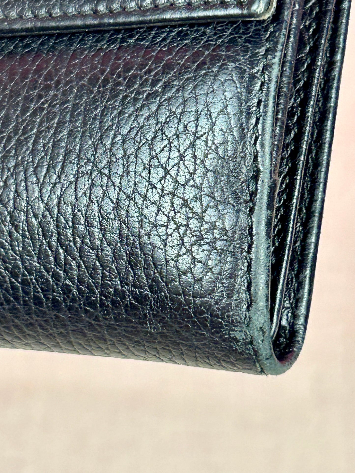 Black Gucci Organizer Wallet