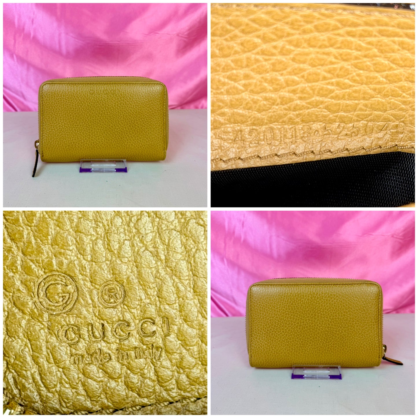 Gucci Beige Compact Zippy