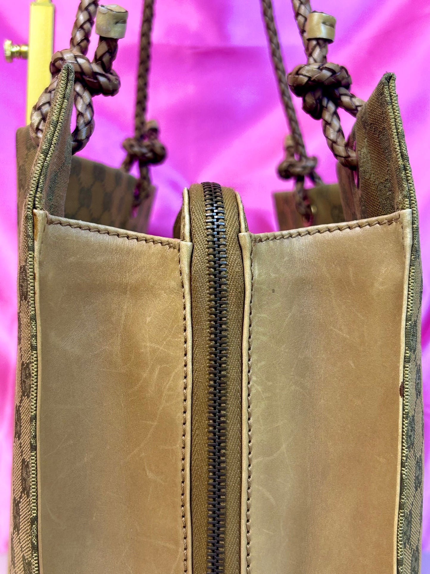Braided Medium Gucci Tote