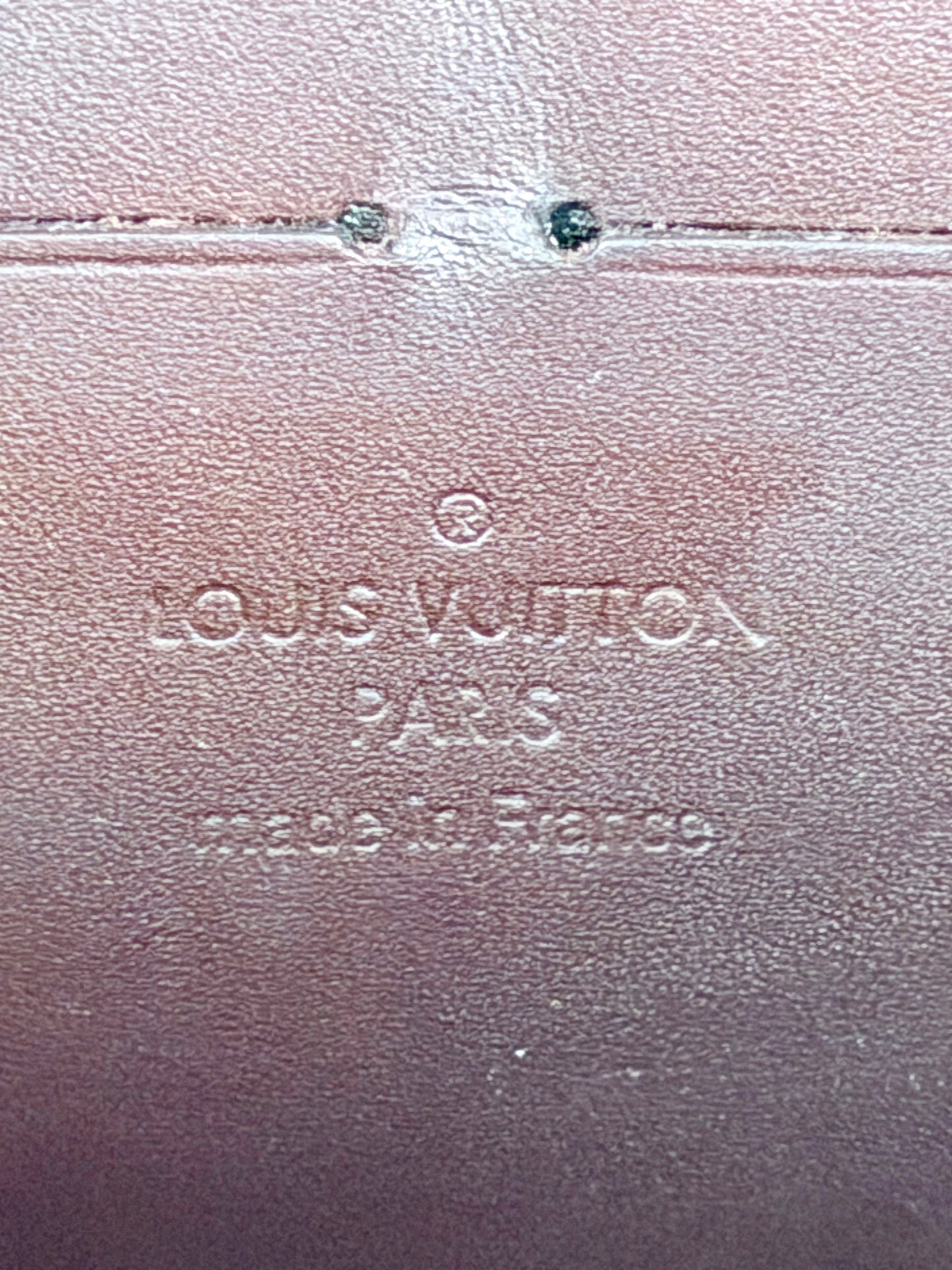 Purple Vernis Zippy Wallet