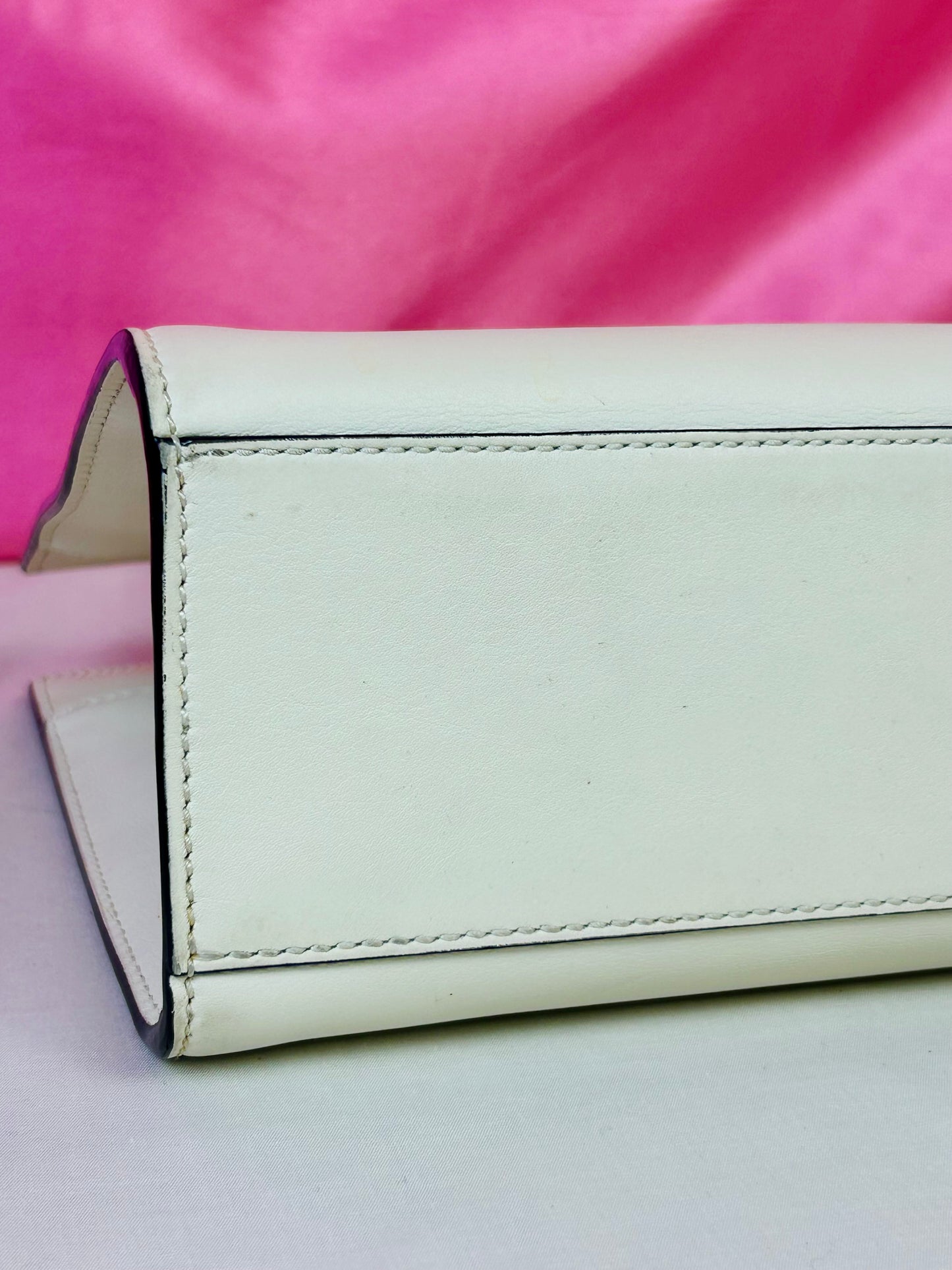 Small White Gucci Ribbon Tote