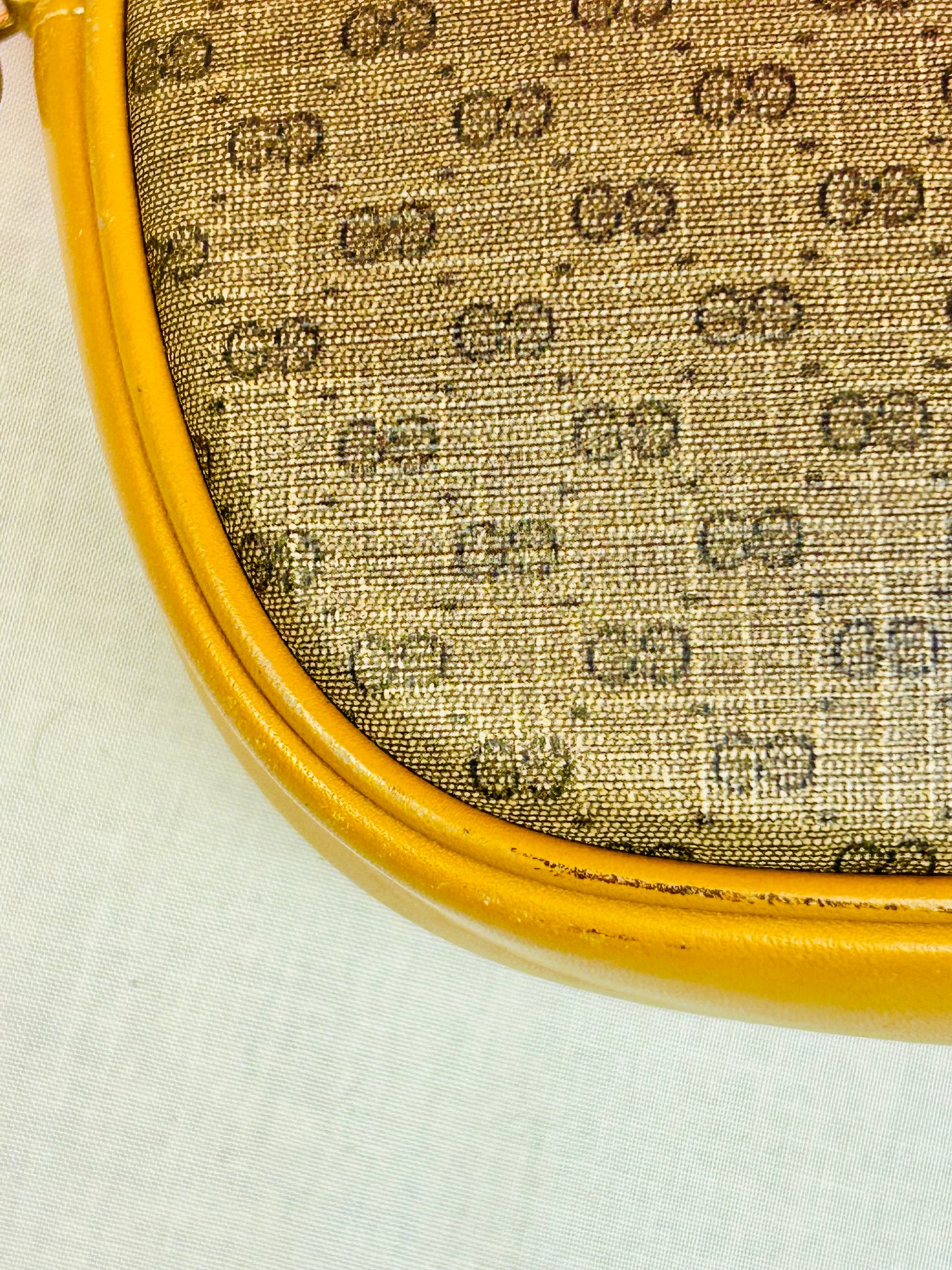 Small Yellow Micro Gucci Crossbody