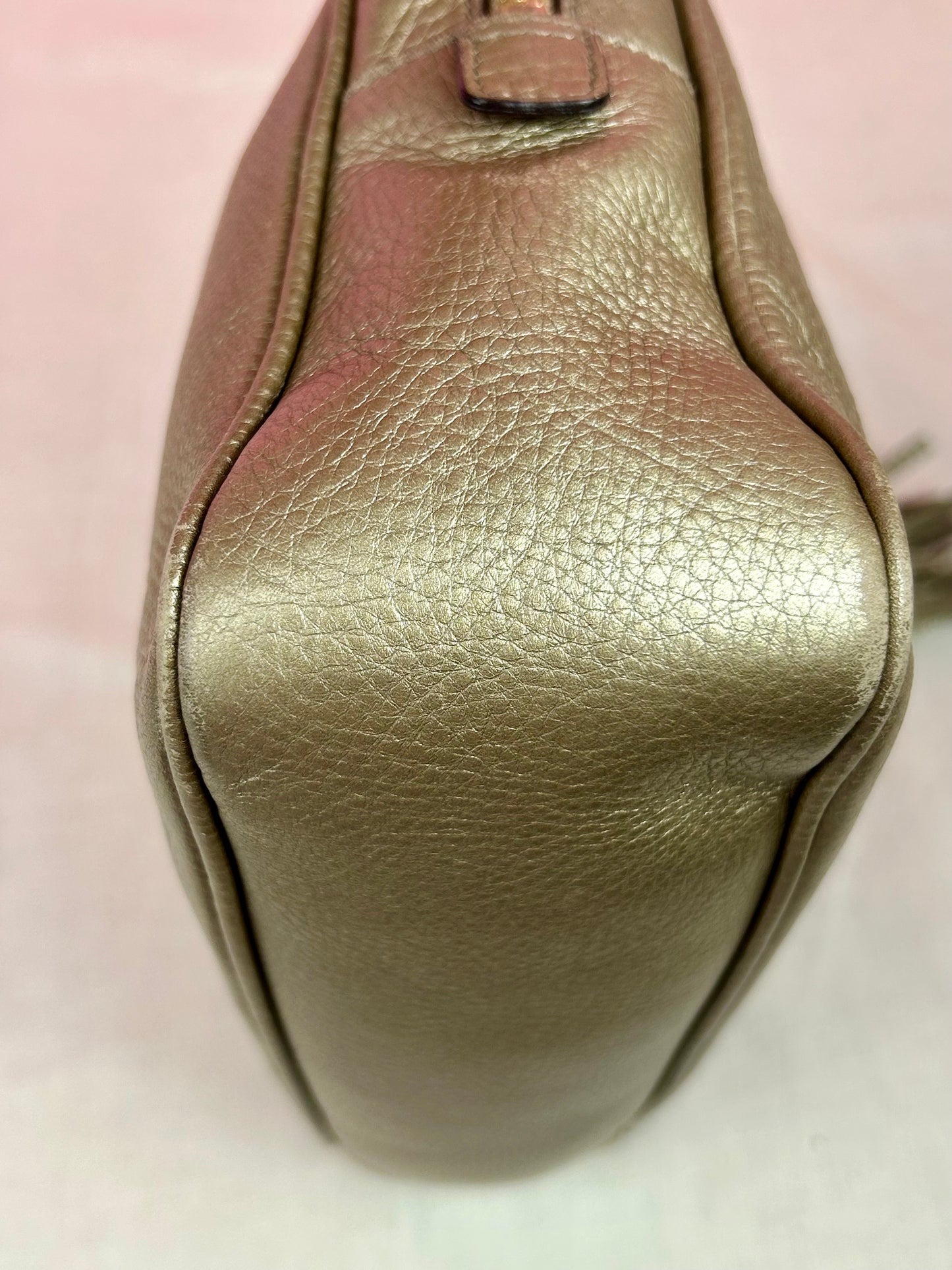 Bronze Gucci Soho Chain Shoulder Bag