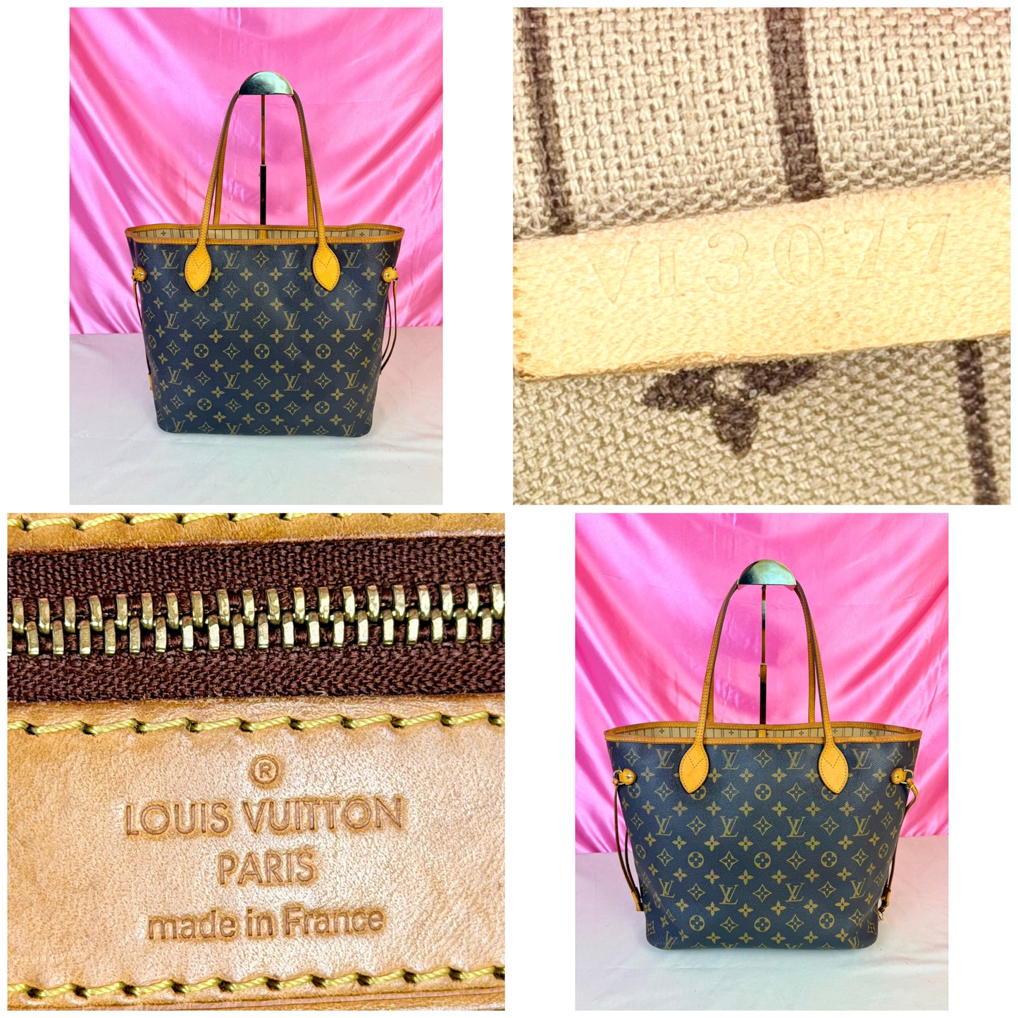 Neverfull MM Monogram/Beige
